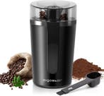 Koffiemolen elektrisch - Koffiemaler - 200W - Zwart - Aigost, Electroménager, Accessoires de machine à café, Verzenden