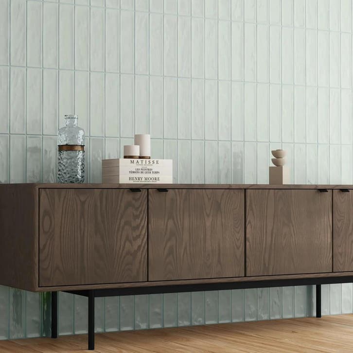 Wandtegel Navale Mayo Turquesa Blauw Glans 7,5x30, Bricolage & Construction, Dalles & Carrelages, Enlèvement ou Envoi