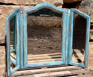 Pierre Fontaine - Miroir mural - Chêne - Miroir antique