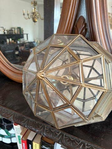 Lampe - Métal, Cristal - applique andalouse
