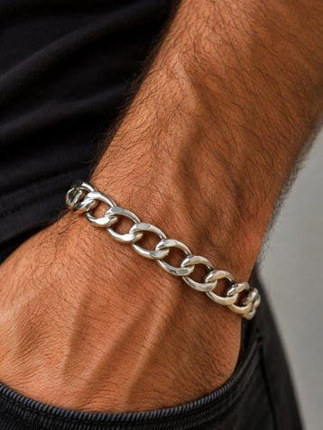 Zonder minimumprijs - Armband Zilver - 21 cm, 45 gram, Nieuw