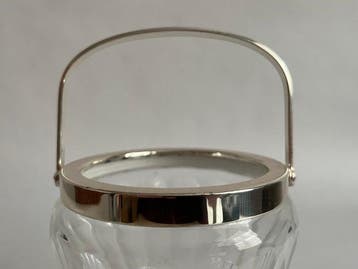 Vaas - Kristal, Verzilverd - IJsblok-urn