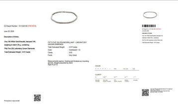 Sans prix de réserve - Bracelet de tennis - 14 carats Or
