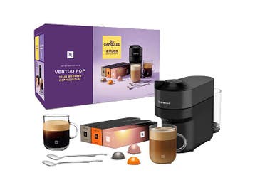 De Longhi -  Nespresso - Vertuo Pop Bundel Env90.b  - Zwart, Elektronische apparatuur, Koffiezetapparaten, Verzenden, Nieuw