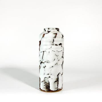 Vaas - Keramiek - Japan - Witte glazuur Hanaire () (Zonder