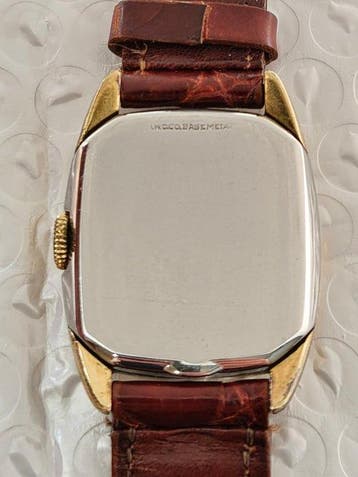 Elgin - Art Deco Tonneau Sub-Second - Gold-Toned - Zonder, Nieuw