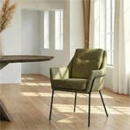 Leren eetkamerstoel Mix, Ophalen of Verzenden, Nieuw, Leer, Bohemian, Industrieel, Modern, Scandinavisch