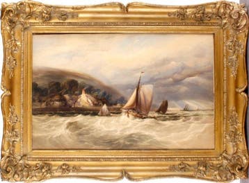 William Arnee Frank (1807-1897) - Retour De Pêche, Antiek en Kunst
