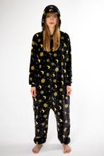 Onesie Maan Zon Sterren Pak XL-XXL Sterrenpak Kostuum Zwart, Ophalen of Verzenden