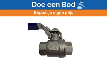Bieden: Stainless Steel 316 Ball Valve 3/8 Inch, Ophalen of Verzenden