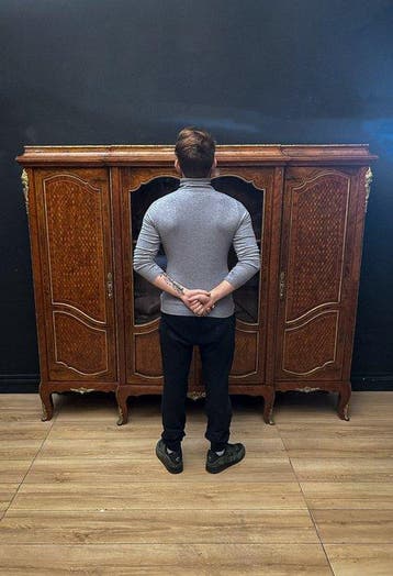 Boekenkast - Hout, Brons