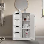 2dekans | Yaheetech Badkamerkast - 56x30x82 cm - Opberging -, Huis en Inrichting, Ophalen of Verzenden, Nieuw