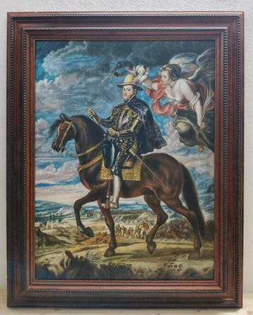 Peter Paul Rubens (1577-1640), after - Ritratto Equestre di