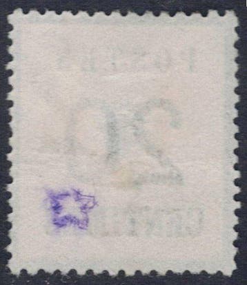 Frankrijk 1870/1871 - Elzas-Lotharingen 1870 20 ct blauw, Gestempeld