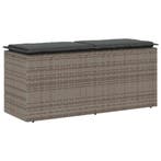 Tuinbank 110cm poly rattan | Retour deal | Snel zijn, Tuin en Terras, Tuinbanken, Verzenden, Zo goed als nieuw, Rotan