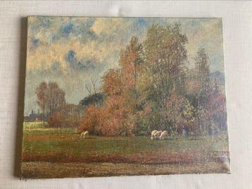 Louis van Engelen (1856-1940), toegeschreven aan - Weide met
