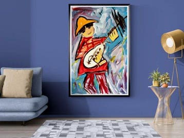 Luc Mora - Miss abstract guitare - XXL