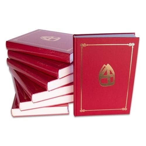 Sinterklaasboek Met Mijter 350 Paginas, Hobby en Vrije tijd, Feestartikelen, Nieuw, Verzenden