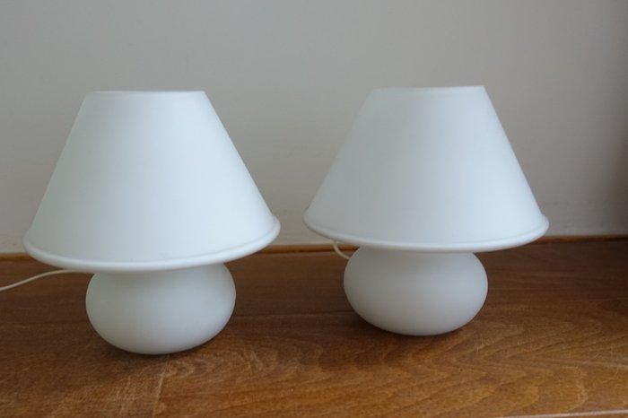 Glashütte Limburg - Glasshütte Limberg - Lampe de table (2), Antiquités & Art, Antiquités | Éclairage