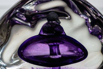 Selkirk Glass - Peter Holmes - Presse-papier - Fission, Antiquités & Art, Antiquités | Verre & Cristal