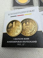 Tsjaad. 3000 Francs 1 Mark + 2 Pfennig , oro (.999) 2 coins