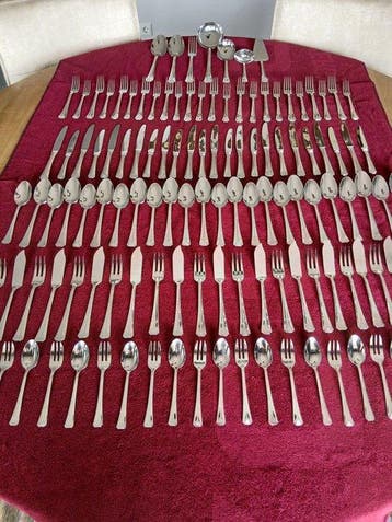 Christofle - Bestekset voor 12 personen (125) - Piramys -