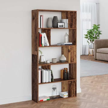 vidaXL Boekenkast Oudhout 80 x 24 x 159 cm Bewerkt hout, Verzenden, Nieuw