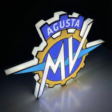 enseigne lumineuse MV Agusta 54 cm x 36 cm - Panneau