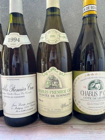 2011 x 3 Petite Chablis, 1996, 1991, 1994 Chablis 1° Cru,, Collections, Vins