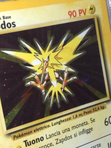 Pokémon - 1 Card - Zapdos 16/102 Foil - WOTC - Base set, Hobby en Vrije tijd, Verzamelkaartspellen | Pokémon, Nieuw