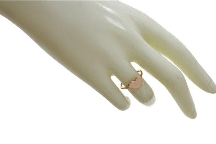 Ring - 9 kt. Roségoud, Handtassen en Accessoires, Ringen