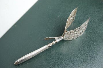 Aspergetang - .950 zilver - 1900-2000, Antiek en Kunst