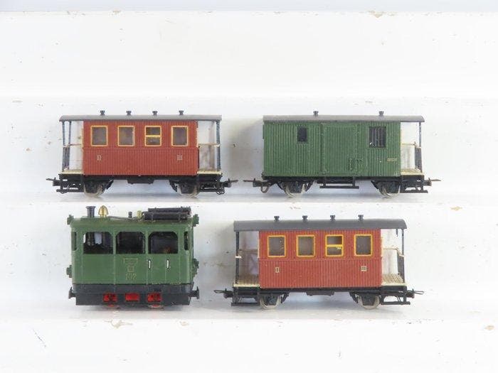 Jouef H0e - o.a. deel set 711000 - Treinset (1) - 4-delige, Hobby en Vrije tijd, Modeltreinen | H0