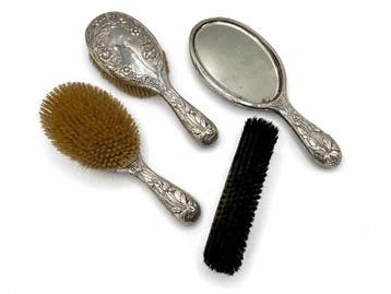 Liberty Toiletset (4) - henry matt - Zilver - Sterlingzilver, Antiek en Kunst
