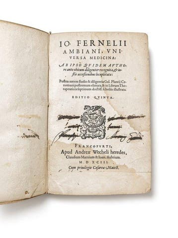 I. Fernelii Ambiani - Universa Medicina - 1593