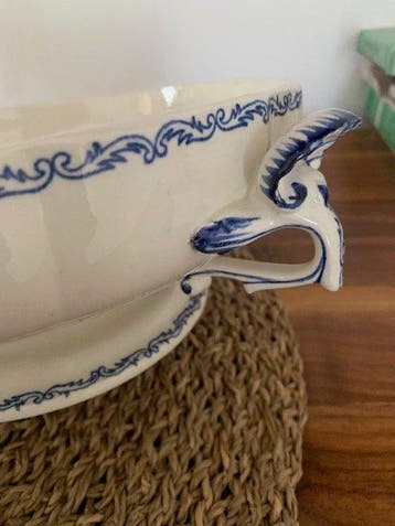 Gien - Soupière - Faïence, Antiek en Kunst, Antiek | Meubels | Tafels