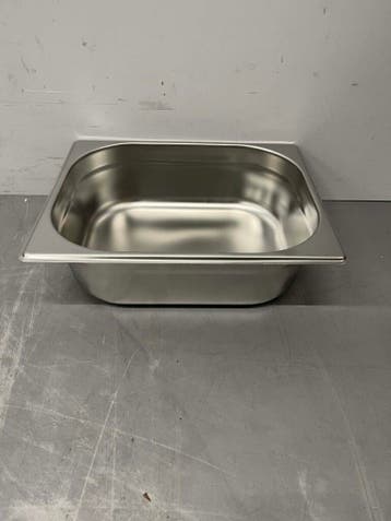 HCB, bac Gastronorm en acier inoxydable, bac GN 1/2,, Verzenden