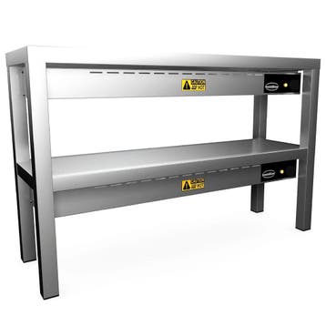 Etagère/Warmtebrug | RVS | 2 Niveaus | Verwarmd (Keramisch), Verzenden