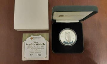 Ierland. 10 Euro 2014 John McCormack Proof (Zonder