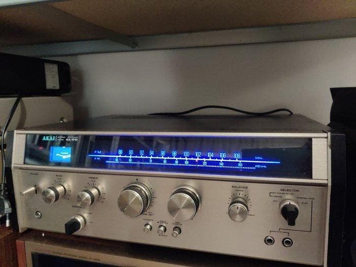 Akai - Akai Stereo Receiver AA-910 Audio versterker, Audio, Tv en Foto, Radio's
