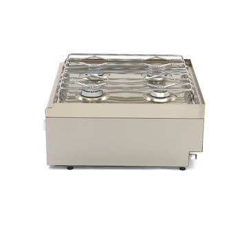Cuiseur de qualité commerciale - 4 brûleurs - unité double -, Verzenden, Cuisinière, Friteuse et Grils