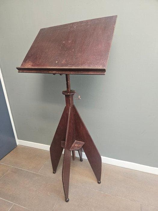 Pied de table - Hêtre - Lessenaar Amsterd. École, Antiquités & Art, Art | Objets design