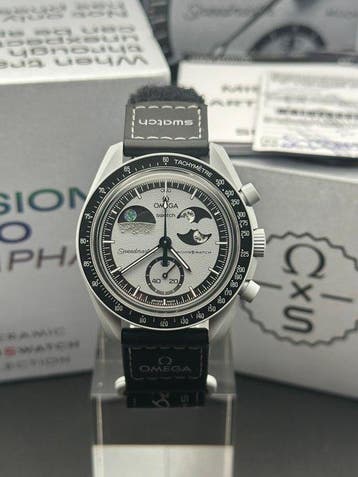 Omega x Swatch - Moonswatch Mission to Earthphase - Sans, Bijoux, Sacs & Beauté