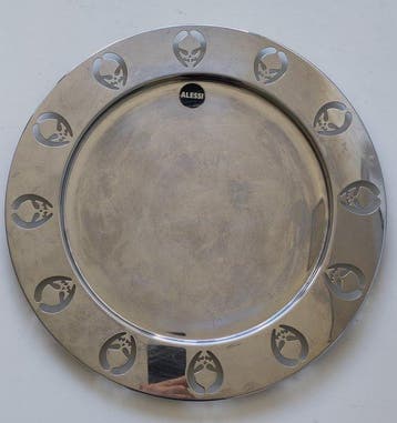 Alessi - Guido Venturini - Dienblad - Wardance - Staal