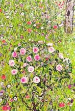 Gustav Klimt (1862–1918) (after) - Orchard with Roses,