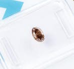 1 pcs Diamant (Natuurlijk gekleurd) - 0.53 ct - Ovaal -