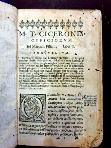 Marco Tullio Cicerone - Ciceronis De Officiis. Libri Tres -