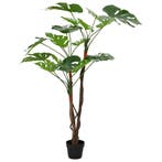 vidaXL Kunstmatige Monstera Plant Groen 70 x 16 x 130 cm, Verzenden