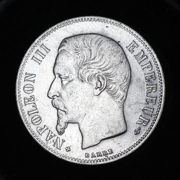 Frankrijk. Napoléon III. 1 Franc 1860-BB, Strasbourg (Zonder