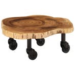 Robuuste Salontafel Acacia | Retour Deal | Landelijk & Mo..., Huis en Inrichting, Tafels | Salontafels, Kunststof, 50 tot 100 cm